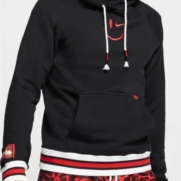 Nike DNA Basketball Hoodie Black Solid Pullover Active AT3273-010 Men’s Size XL - Picture 4 of 12